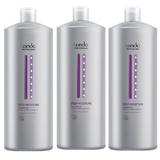 Pachet 3 x Sampon Intens Hidratant - Londa Professional Deep Moisture Shampoo 1000 ml