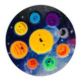 Jucarie senzoriala Dimple fidget toy, Cosmos, 1 an, Shop Like A Pro®, Albastru, 18x18cm