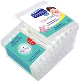 Betisoare de Urechi Biodegradabile pentru Copii - Septona Baby Calm'n'Care Biodegradable Safety Cotton Buds 100 Cotton, 50 buc/ cutie