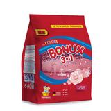 Detergent Manual Pudra 3 in 1 cu Parfum de Trandafir pentru Rufe Colorate - Bonux 3 in 1 for Colors Rose, 400 g