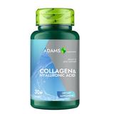 Colagen si Acid Hialuronic Adams Supplements, 30 capsule