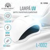Lampa pentru unghii LED/UV 90W Global Fashion L-1002