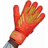 Manusi portar unisex adidas Orange Predator Edge Fingersave Match Gloves HC0621, 11, Multicolor