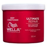 Balsam de Reparare cu AHA & Omega 9 Pentru Par Deteriorat Pasul 2 - Wella Professionals Ultimate Repair Deep Conditioner, 500 ml