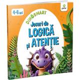 Jocuri de Logica Si Atentie - Dinosmart 4-6 Ani, Editura Gama