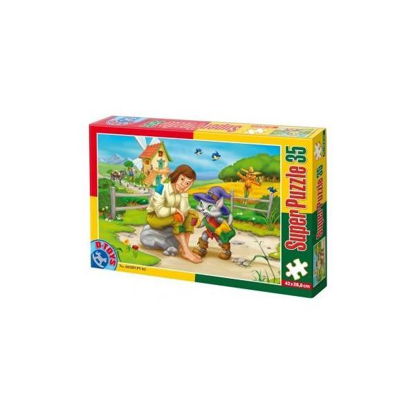 Super puzzle 35. basme: motanul incaltat