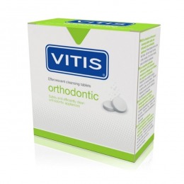 Tablete Efervescente pentru Curatarea Protezelor si Aparatelor Ortodontice - Dentaid Vitis Orthodontic Efervescent Cleansing Tablets 32 buc