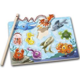 Magnetic game. Joc de pescuit magnetic, Animale marine