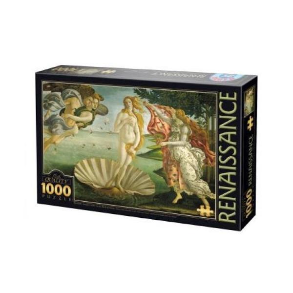 Nedefinit Puzzle 1000 renasterea - botticelli - birth of venus