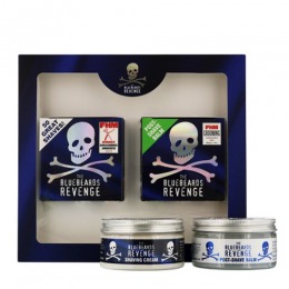 Set Crema de Barbierit si Balsam After Shave - The Bluebeards Revenge Shaving Cream and Post-Shave Balm Kit, 100ml + 100ml