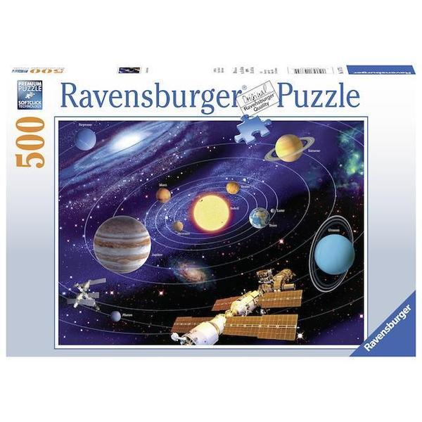 Puzzle Sistemul Solar, 500 Piese - Ravensburger