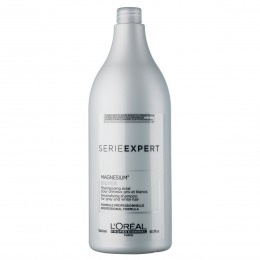 Sampon pentru Par Gri, Alb, Grizonat - L'Oreal Professionnel Magnesium Silver Shampoo 1500ml