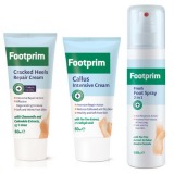 Pachet Footprim - Crema Intensiva Anti Bataturi, Crema de Reparare a Calcaielor Crapate, Spray Racoritor pentru Picioare
