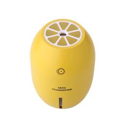 Umidificator de aer ultrasonic mini usb portabil dc 5V, 180 ml, Creative Lemon Galben