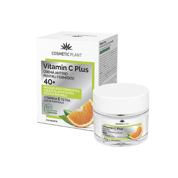 Crema Antirid pentru Fermitate 40+ Vitamin C Plus Cosmetic Plant, 50ml Cosmetic Plant