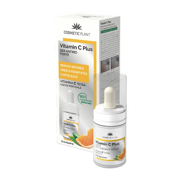 Ser Antirid Forte Vitamin C Plus Cosmetic Plant, 15ml Cosmetic Plant imagine noua