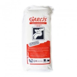 Vata hidrofila medicinala tip bc cu snur narcis, 100g