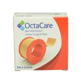 Banda Adeziva Suport Textil - Octamed OctaCare Cotton Surgical Tape, 2.5cm x 5m