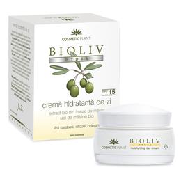 Crema hidratanta de zi spf 15 bioliv hydra cosmetic plant, 50ml