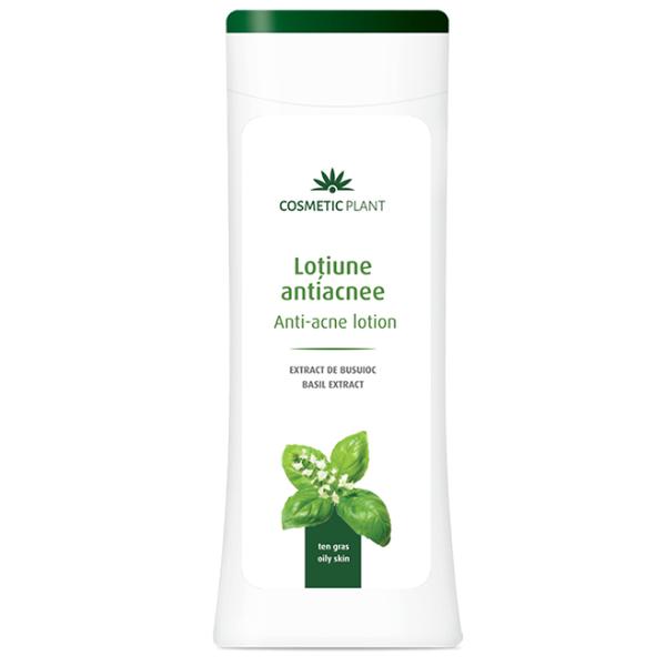 Lotiune Antiacnee cu Extract de Busuioc Cosmetic Plant, 200ml