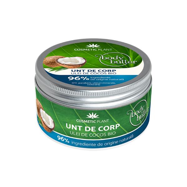Unt de Corp cu Ulei de Cocos Bio Cosmetic Plant, 200ml
