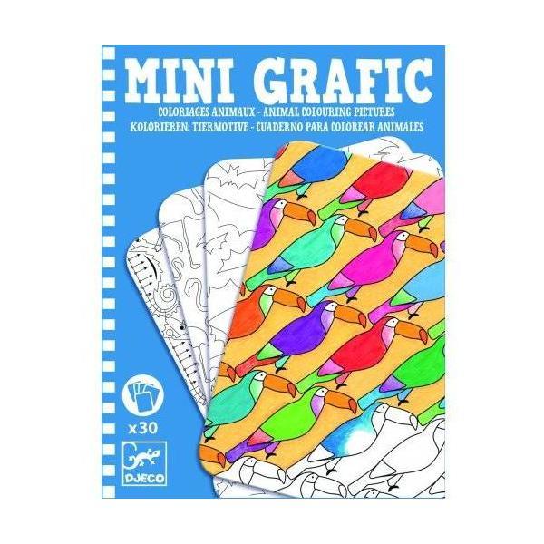 Mini grafic. coloriages animaux. animale