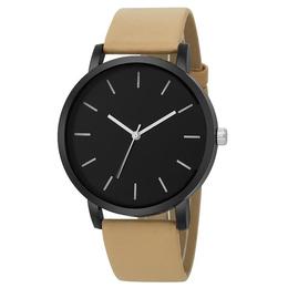 Ceas de dama elegant geneva, curea piele, cadran negru