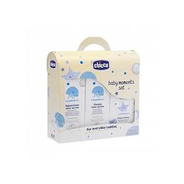 Set sampon, spuma si apa de colonie - Chicco Baby Moments II - 500 ml