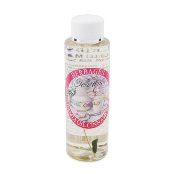 Ulei de Masaj cu Ulei de Macadamia, Mar si Scortisoara Tea Time Herbagen, 100ml 100ml