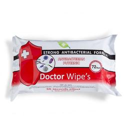 Servetele antibacteriene pentru maini - Doctor Wipes 72 buc