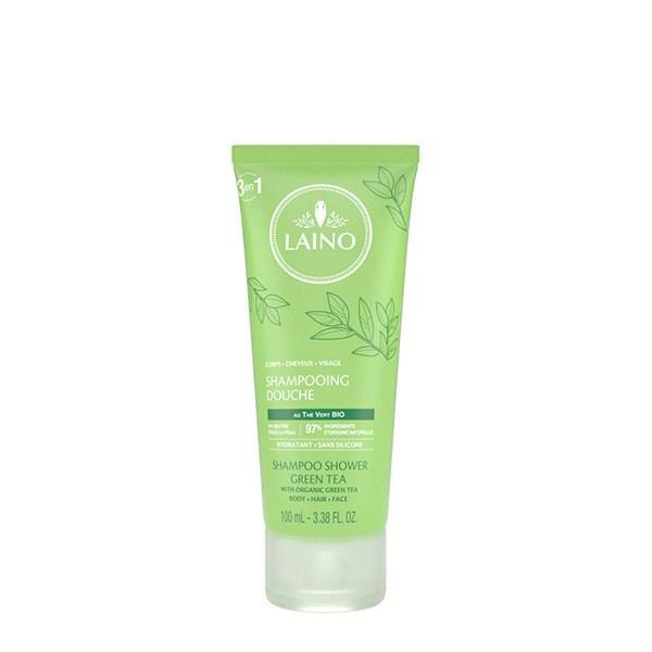 Sampon 3 în 1 par, fata si corp cu ceai verde - Laino 100 ml