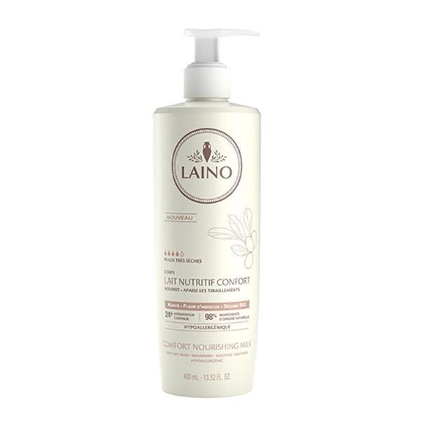 Lapte nutritiv de corp cu unt de shea - Laino 400 ml