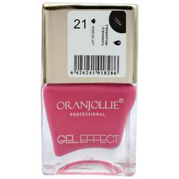 Lac de unghii oranjollie gel effect 21, 15 ml