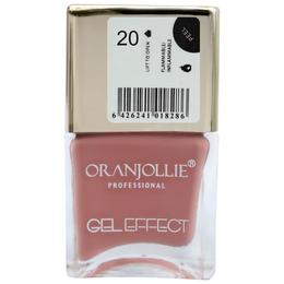 Lac de unghii oranjollie gel effect 20, 15 ml
