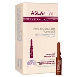 Fiole Regenerare Celulara - Aslavital Mineralactiv Cellular Regeneration Ampoules, 7 x 2ml