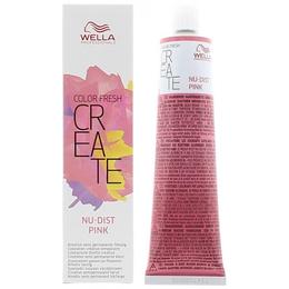 Vopsea semipermanenta - wella professionals color fresh create, nu-dist pink, 60 ml