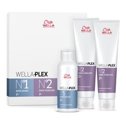 Kit Tratamente pentru Par Vopsit sau Decolorat - Wella Professionals Wellaplex Travel Kit, 3 x 100ml