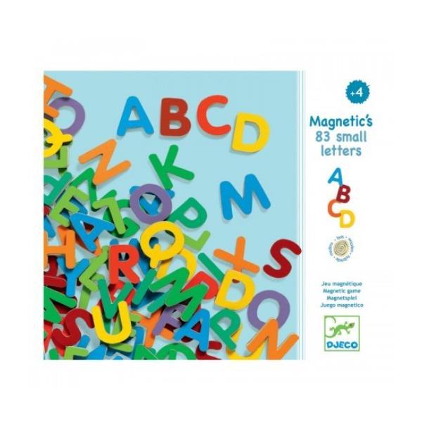 Magnetic's 83 small letters. litere magnetice