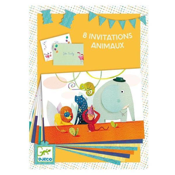 8 invitations. invitatii, animale