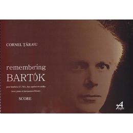 Remembering Bartok - Cornel Taranu, editura Arpeggione