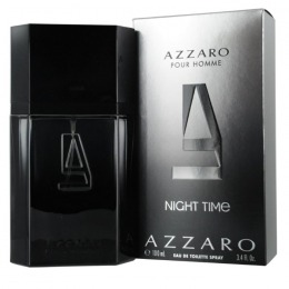 Apa de toaleta azzaro pour homme night time, barbati, 100ml