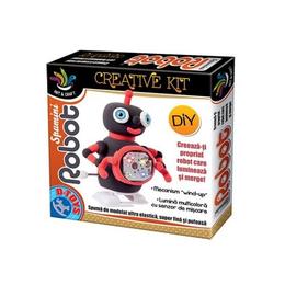 Set modelare - spumini, robot 1: negru cu rosu