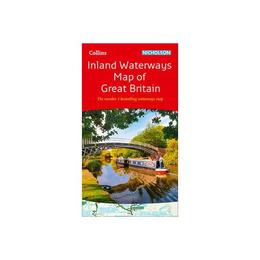 Collins Nicholson Inland Waterways Map of Great Britain, editura Harper Collins Publishers