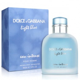Apa de Parfum Dolce & Gabbana Light Blue Eau Intense Pour Homme, Barbati, 100ml