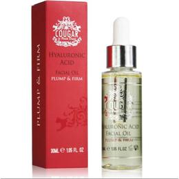 Ulei facial cu acid hialuronic pentru ten uscat cougar 30 ml