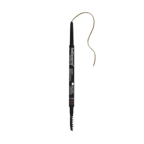 Creion sprancene retractabil TwistUP Brow - Chesnut 2g BellaPierre imagine produs