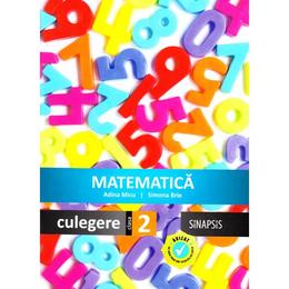 Matematica - Clasa 2 - Culegere - Adina Micu, Simona Brie, editura Sinapsis