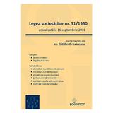 Legea societatilor nr.31 din 1990 actualizata la 15 septembrie 2018 - Catalin Oroviceanu, editura Solomon
