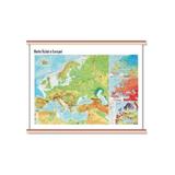Europa - Harta fizica Cartographia 1:40 000 000, editura Cartographia