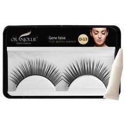 Set gene false Natural Glamour, 10 perechi, negru - Oranjollie Professional